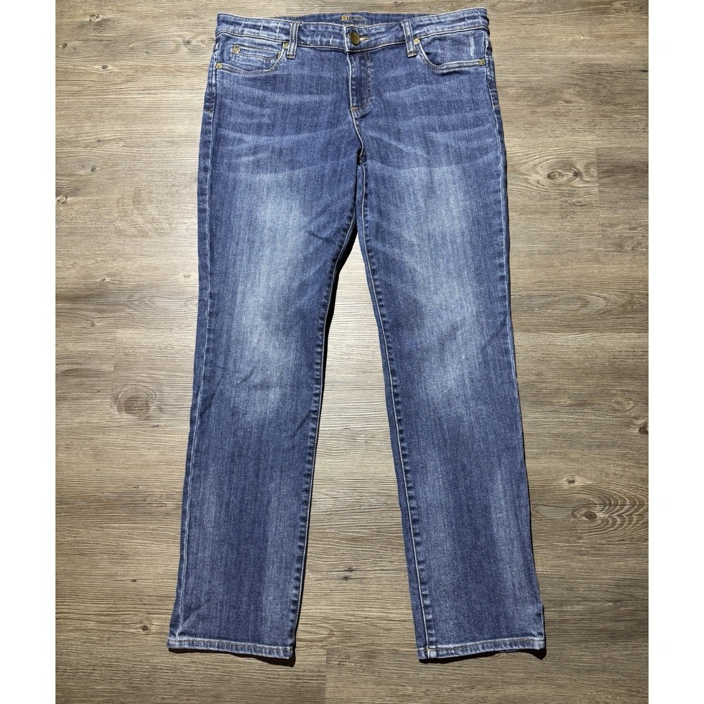 Kut From The Kloth Catherine Boyfriend Jeans Womens Sz 12 Medium Wash stretch
